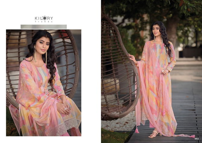 Sharon By Kilory 651-658 Cotton Salwar Suits Catalog